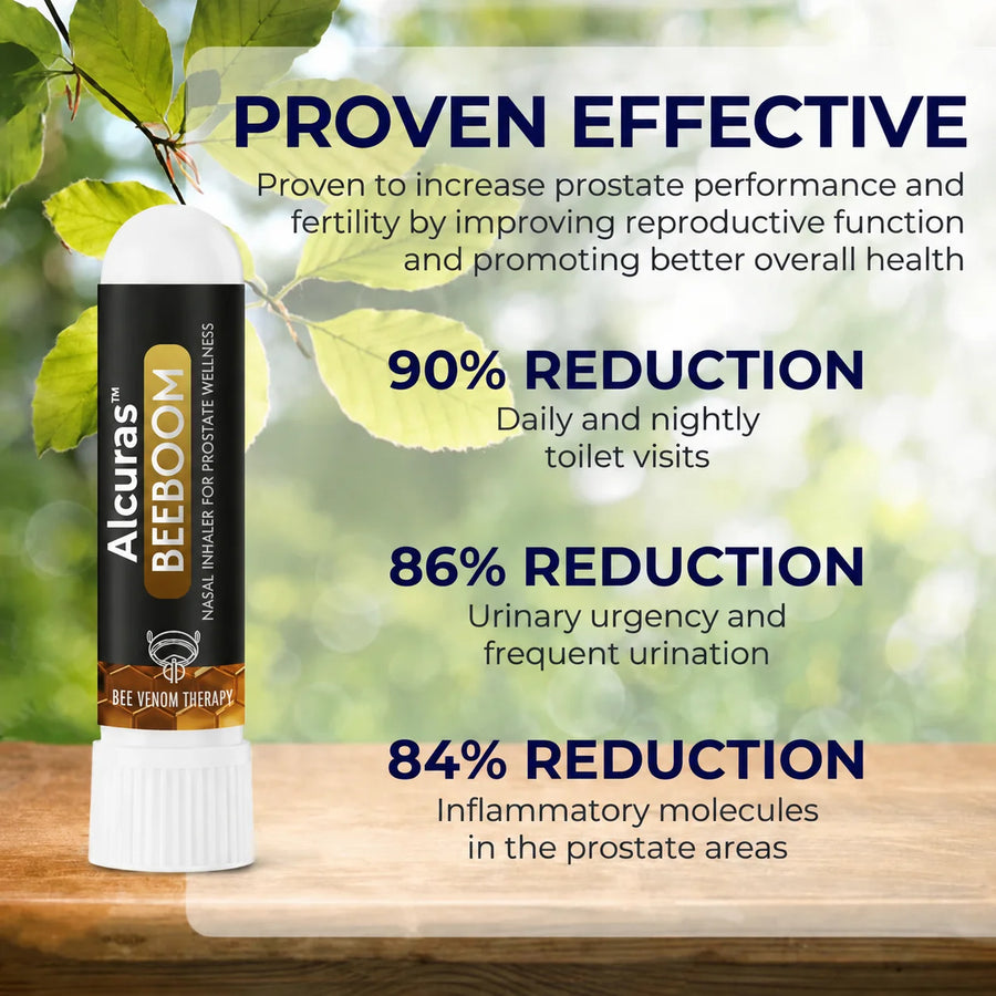 Alcuras™ Nasal Inhaler for Prostate Health-Regain Your Confidence✨