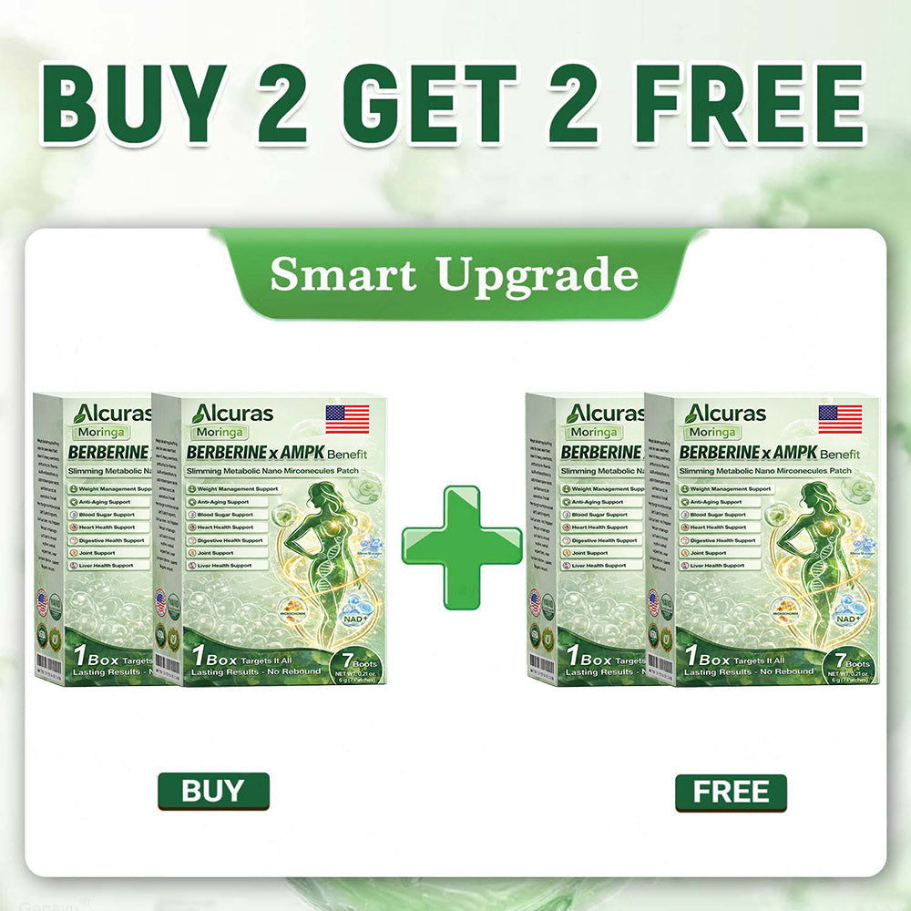 🔥Official Store| 🧑‍⚕️Alcuras® Moringa × Berberine × AMPK 8-Benefit Slimming & Metabolic Nano Microneedle Patch 🇺🇸 Just once a day · Visible changes in 7 days ✅ For obesity, loose skin, diabetes, sleep apnea, joint issues, and more