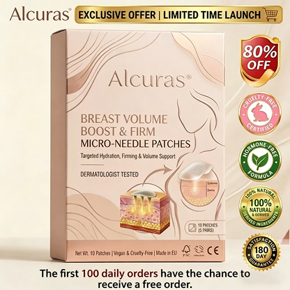 🍓T Alcuras®  🦪Targeted Breast Enhancement Advanced Nano Microneedle Patch💃