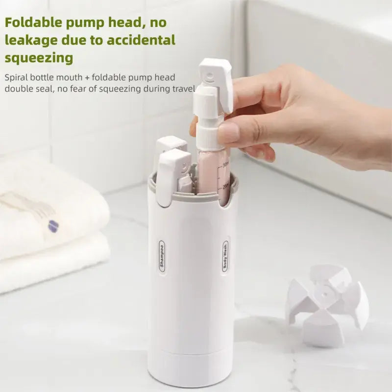 ✨ 4-in-1 Travel Bottle Set: Your Ultimate On-the-Go Liquid Companion