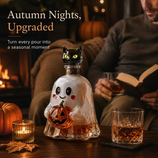 🔥HOT SALE🔥Ghost Pumpkin Halloween Decanter 🎃 Spooky Glass Whiskey Bottle 💥Buy 3 Get Free Shipment💥 · product image 1