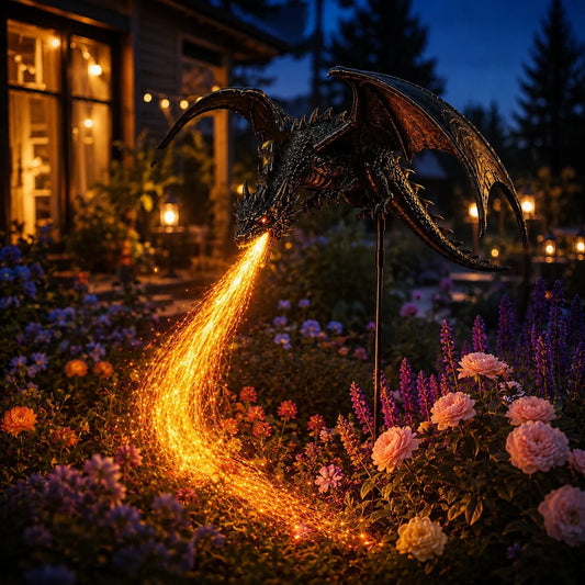 Solar Dragon Fire Garden Light · product image 1