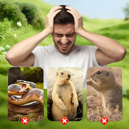 🌸Spring Sale 50% OFF☘️Solar Powered Waterproof Screw Mole Repellent🐭